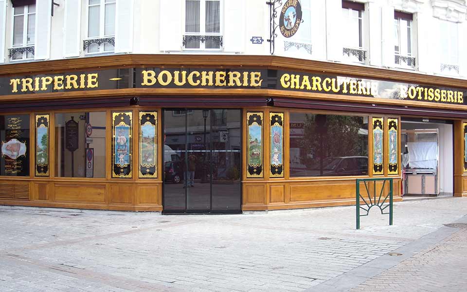 La Guéronnière Renovation Facade Boutique Bois Paris Img10