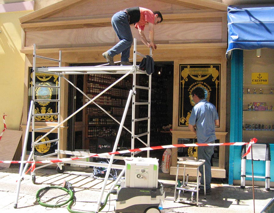 La Guéronnière Renovation Facade Boutique Bois Paris Img14 2