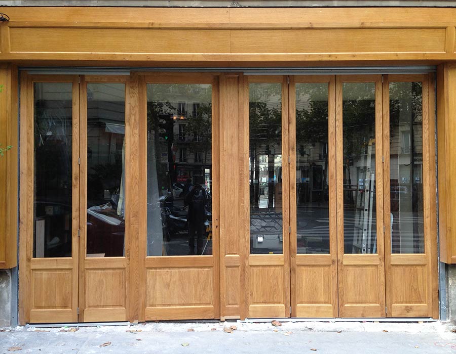 La Guéronnière Renovation Facade Boutique Bois Paris Img17 1